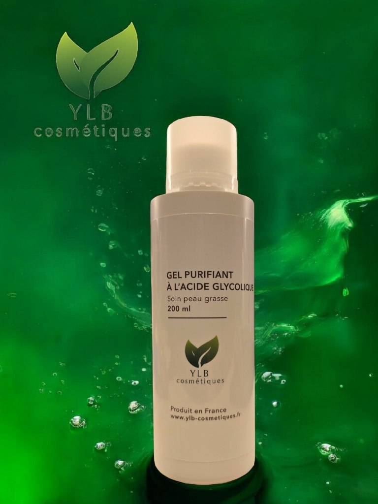 Gel purifiant à l'acide glycolique