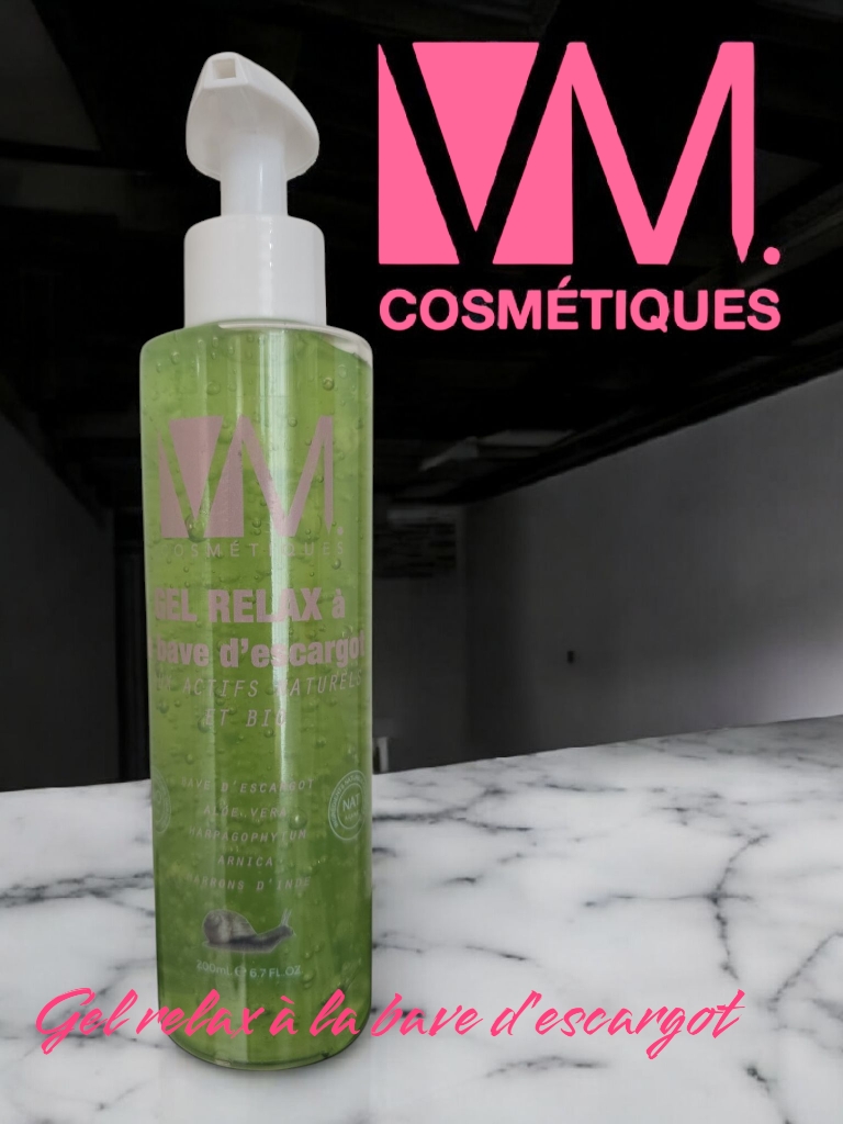 Gel relaxant à la bave d'escargot