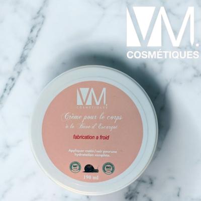 Crème pour le corps à la bave d'escargot 