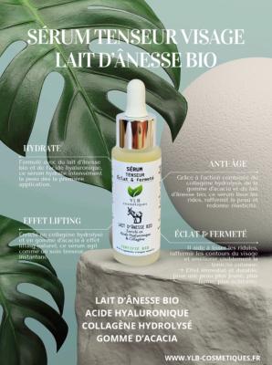 Sérum lait d'ânesse bio YLB Cosmétiques