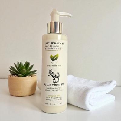Lait corporel réparateur au lait d'ânesse bio